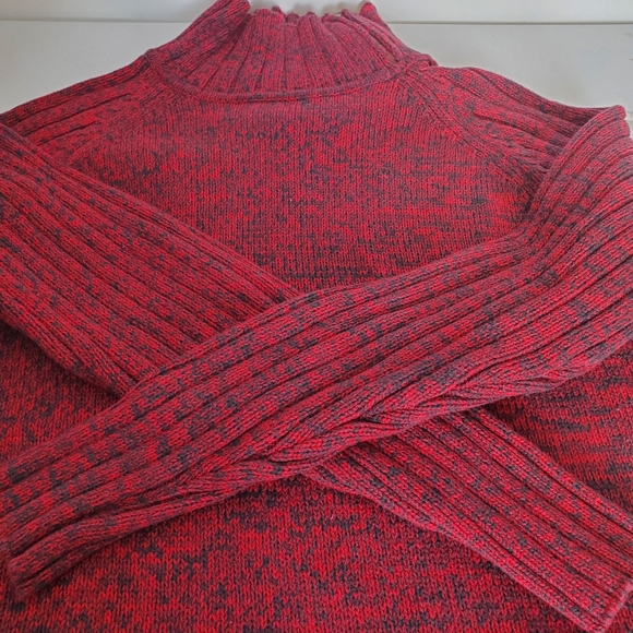 Two Dog Island Marled Mock Neck Sweater - Picture 6 of 6